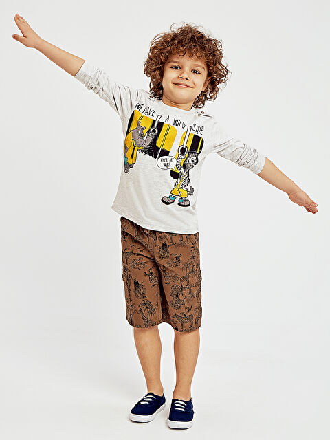 LCW Kids Boy BLACK T-Shirt - 8SG576Z4-381