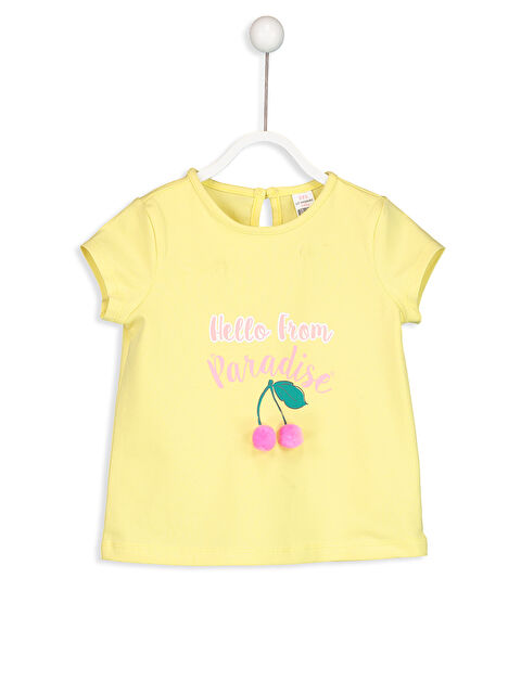 LCW baby T-shirt JAUNE Bébé Fille - 8SK869Z1-LVK