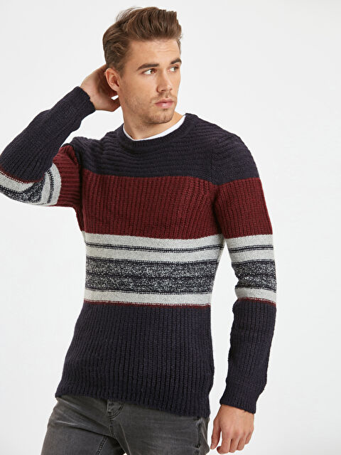 XSIDE Man BORDEAUX Sweater - 8W4714Z8-J0S