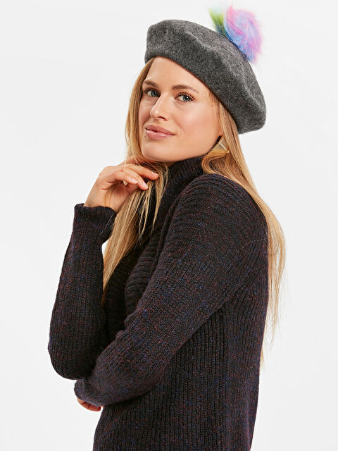 LCW ACCESSORIES Wool Painter’s Cap - 8W2431Z8-355