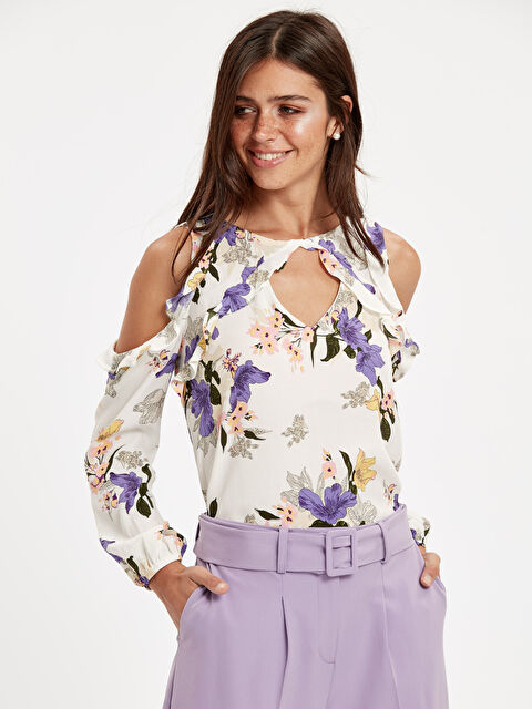 LCW Vision Woman ECRU Blouse - 8WH842Z8-LRA