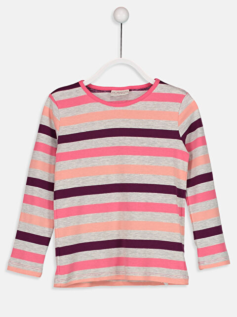 LCW Kids Girl ECRU T-Shirt - 8W1791Z4-627