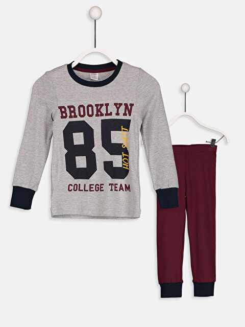 LCW Kids Ensemble de pyjama ROUGE BORDEAUX Unisexe - 8W2090Z4-HRF