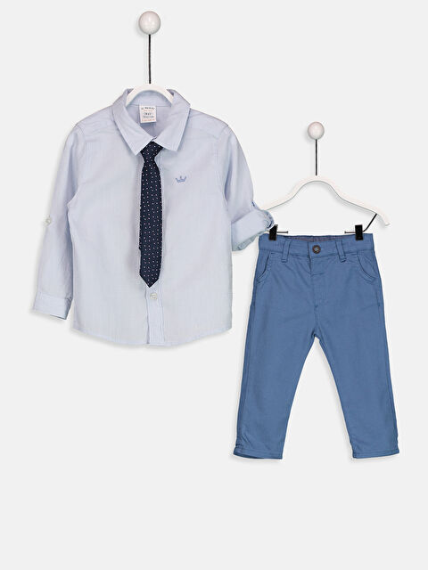 LCW baby Unisex BLUE Set - 8W8078Z1-CSA