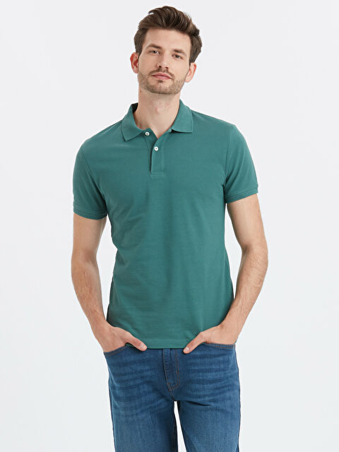 LCWAIKIKI Basic Pique Men's T-Shirt - 9S1598Z8-HRB