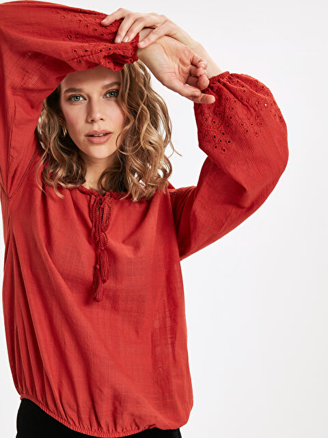 LCW Vision Blouse à Manches Longues pour Femmes Coupe Standard - 9S7149Z8-ERJ