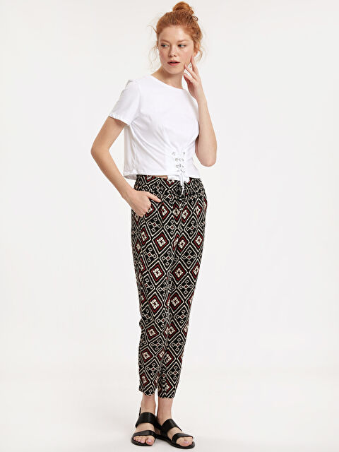 LCW Vision Woman BLACK Trousers - 9S9885Z8-LQJ
