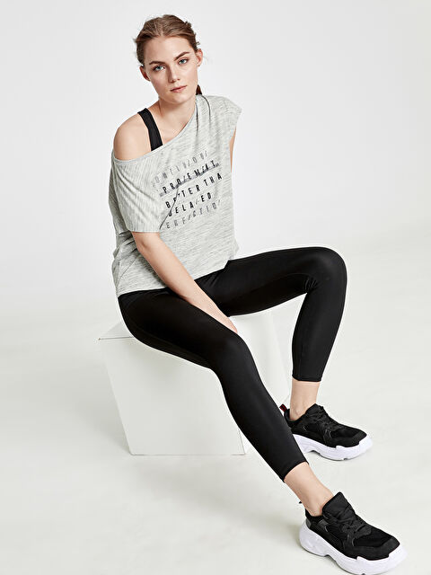 XSIDE ACTIVE Woman BLACK Sports Leggings - 9SO350Z8-CVL