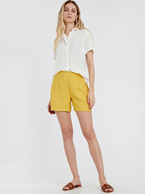 LCW Vision Woman YELLOW Shorts - 9SR291Z8-G1Q