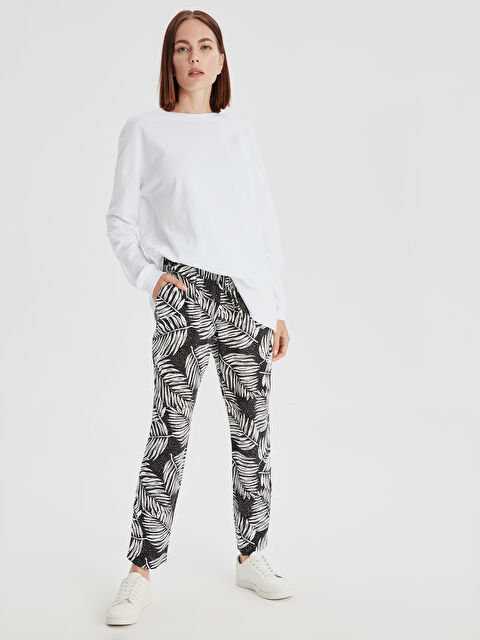 LCW Modest Woman NAVY Trousers - 9SV488Z8-LSF