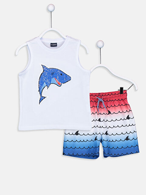 LCW Kids طقم سباحة للأولاد - 9S6008Z4-LSJ