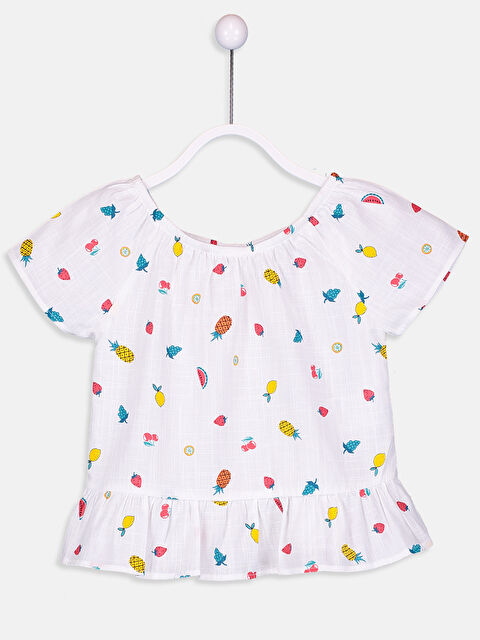 LCW Kids Blouse ÉCROU Fille - 9S6511Z4-LRA
