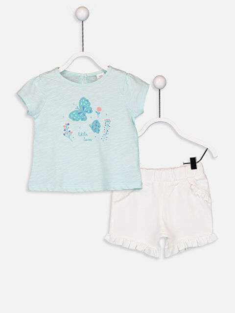 LCW baby Baby Girl GREEN Set - 9SU944Z1-CT0