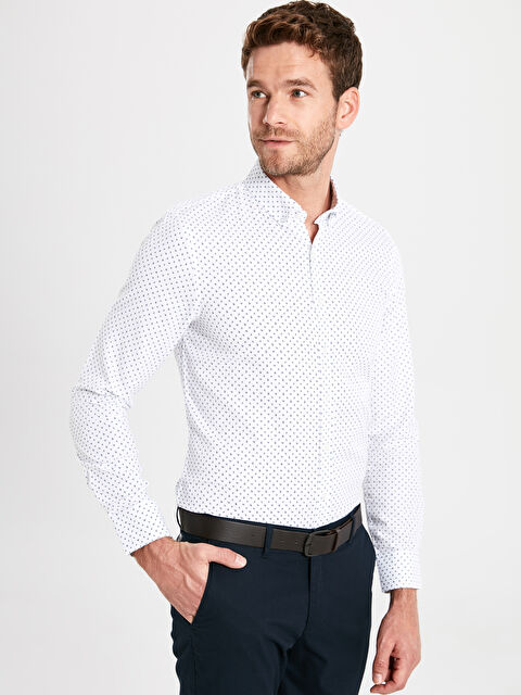 LCWAIKIKI Classic Oxford Men's Shirt - 9W0438Z8-LU7