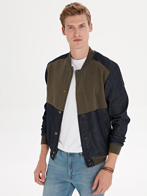 XSIDE Standard Fit Bomber Jacket -9W1753Z8-309 - LC Waikiki