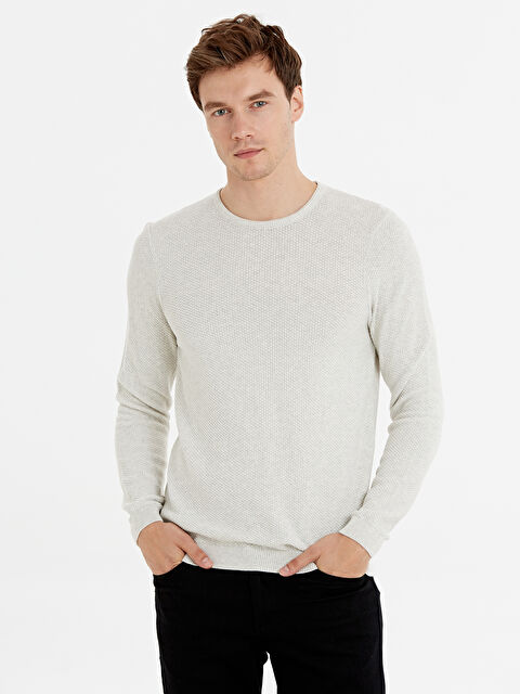 LCW Vision Man BEIGE Sweater - 9W3070Z8-L8T