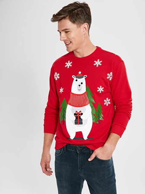 XSIDE Sweat-Shirt Assorti Père et Fils Thème Nouvel An - 9W9245Z8-HPM