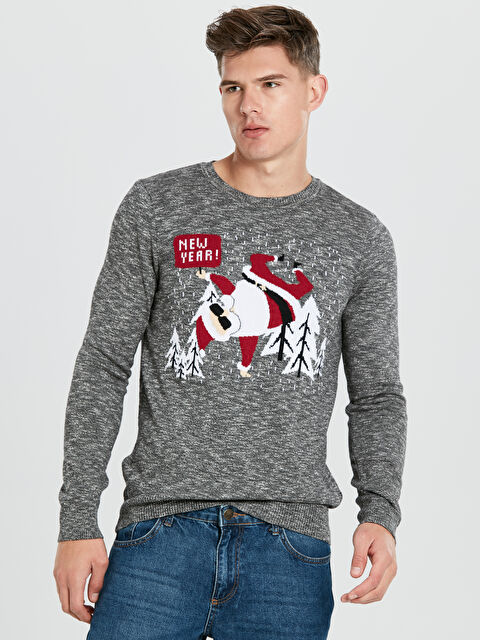 XSIDE Man ANTHRACITE Sweater - 9WH085Z8-HZX