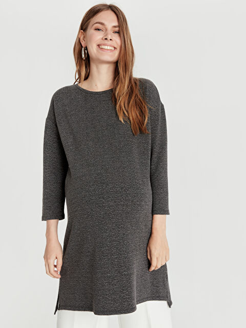 LCWAIKIKI Maternity Uzun Kollu Hamile Tunik - 9W6802Z8-L8N