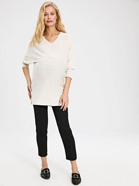 LCWAIKIKI Maternity Брюки для беременных с поддерживающей вставкой на животе - 9WH006Z8-CTH