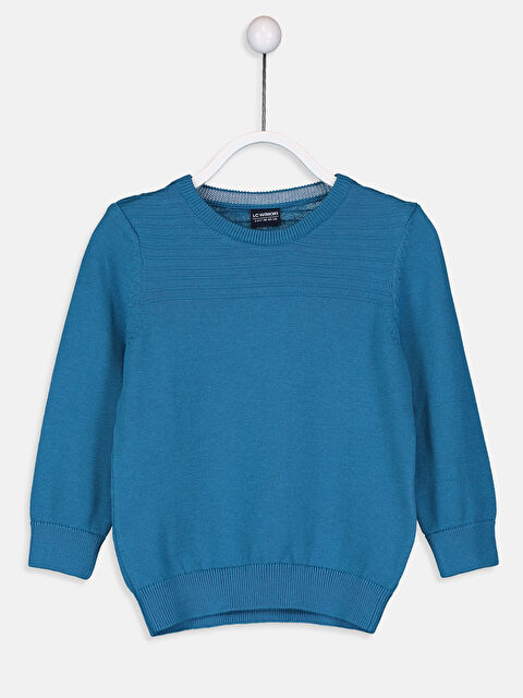 LCW Kids سترة أولاد بكول مدور - 9W1016Z4-HBC