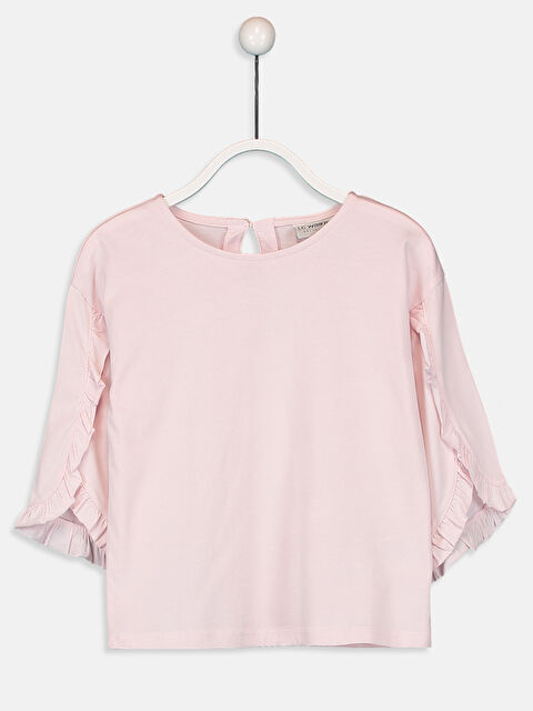 LCW Kids Girl PINK T-Shirt - 9WI063Z4-JH3