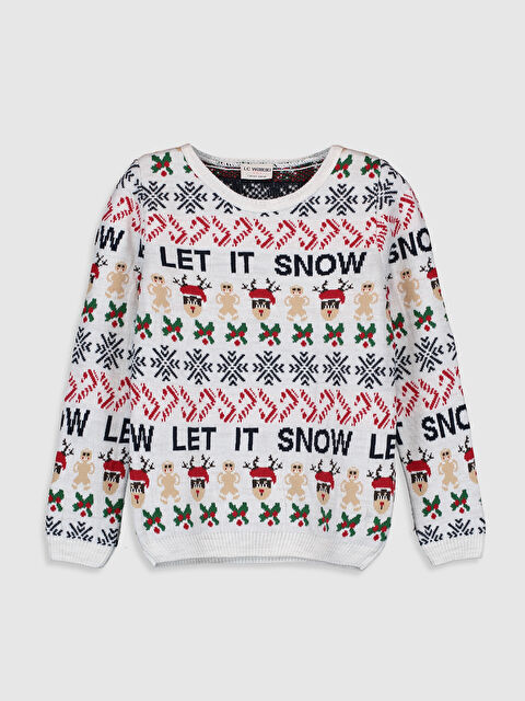 LCW Kids Crew Neck Girls' Sweater - 9WJ464Z4-D5P