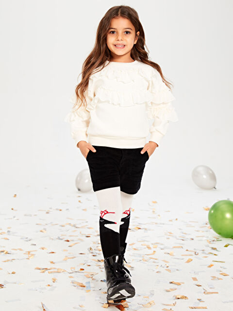 LCW Kids Девочки Черный Шорты - 9WK914Z4-CVL