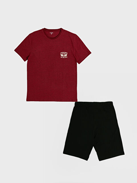 LC WAIKIKI Ensemble pyjama court pour Hommes à coupe régulière - 0SH634Z8-LCU