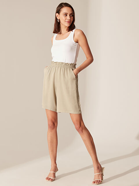 LCWAIKIKI Basic Shorts Bermudas à Taille Élastique - 0S1605Z8-GX5