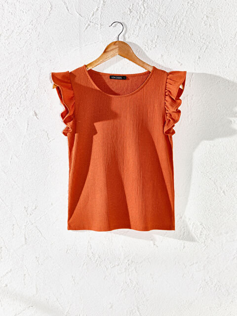 LCW Vision Woman ORANGE T-Shirt - 0SV968Z8-GUU