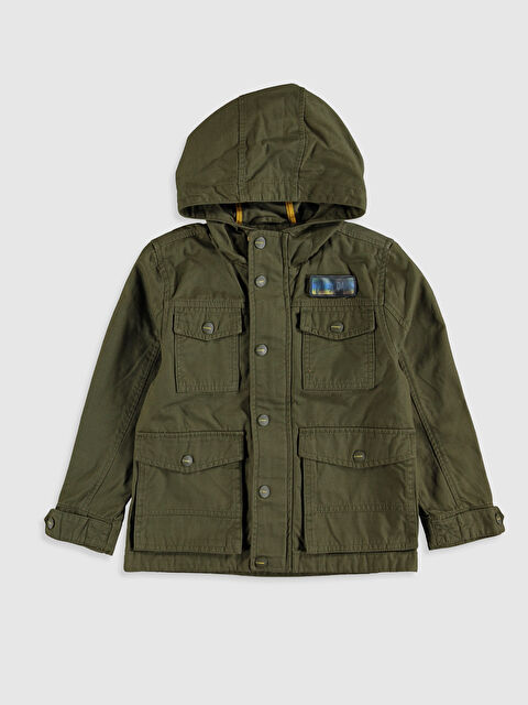 LCW Kids معطف قصير للأولاد بغطاء للرأس - 0S0037Z4-H1Z