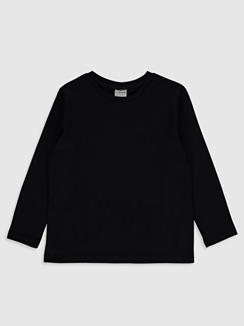 LCW Kids Crew Neck Basic Long Sleeve Boys' T-Shirt - 0S0451Z4-CVL