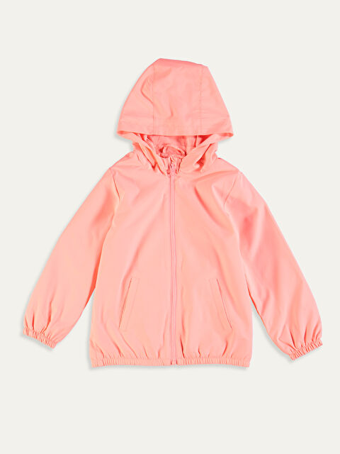 LCW Kids بالطو كم طويل بكابوش للبنات - 0S0594Z4-MXP