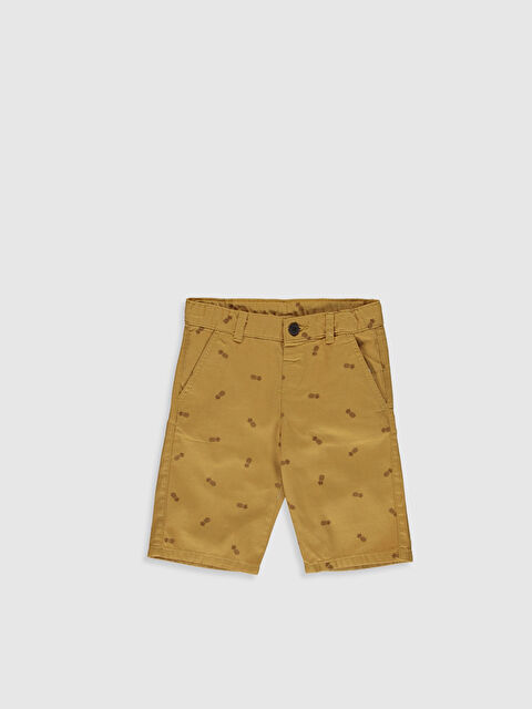 LCW Kids Boy's Gabardine Shorts - 0S5788Z4-LUG