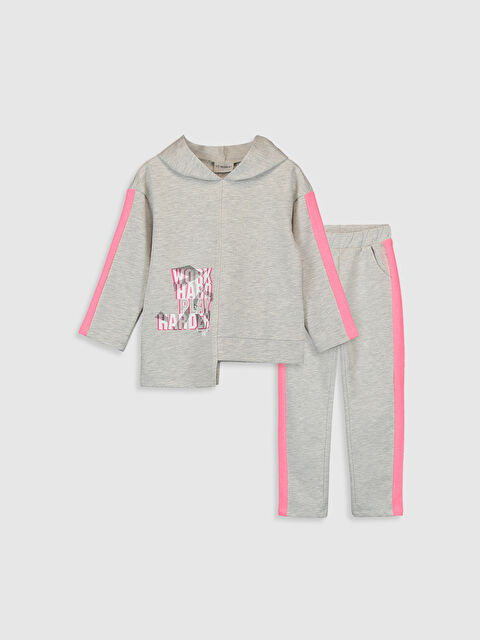 LCW Kids Long Sleeve Girls' Suit - 0S6972Z4-CT3