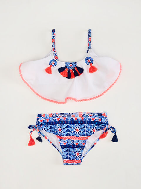 LCW Kids بيكيني بناتي مزخرف - 0S7020Z4-LU7