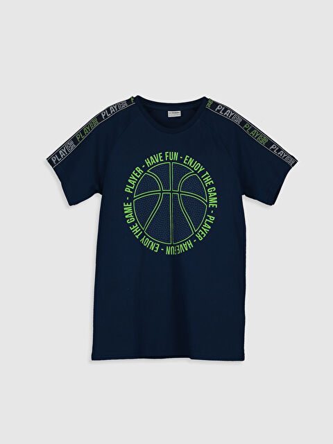 LCW Kids Crew Neck Short Sleeve Boys' T-Shirt - 0S7282Z4-JC7