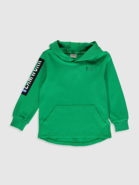 LCW Kids Hooded Long Sleeve Boy's T-Shirt - 0SG881Z4-FKG