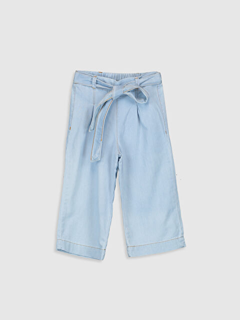 LCW Kids بنطلون جينز كابري للبنات - 0SJ025Z4-311