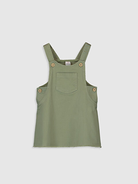 LCW baby Robe Basique à Bretelles en Gabardine pour Bébé Fille - 0S6538Z1-GUY