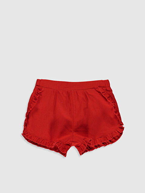 LCW baby Comfortable Fit Baby Girl Shorts - 0S8527Z1-HBH