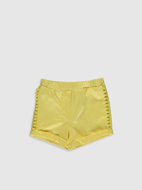 LCW baby Standard Fit Baby Girl Shorts - 0SJ451Z1-FSG