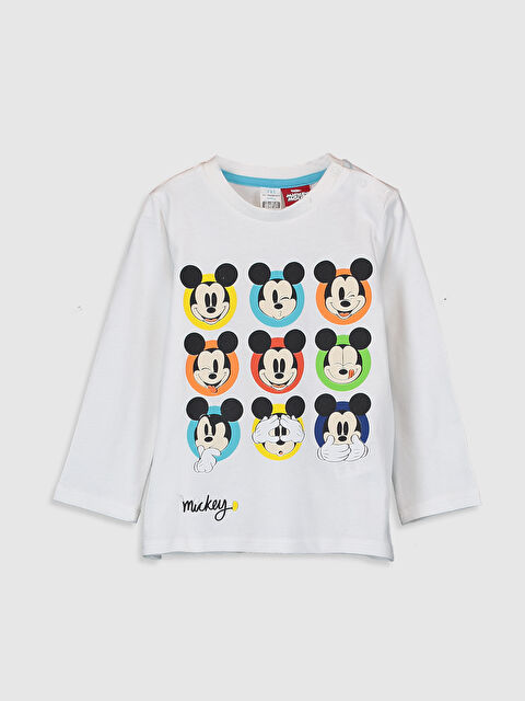 LCW baby Crew Neck Long Sleeve Baby Boys' T-Shirt - 0SN136Z1-E5X