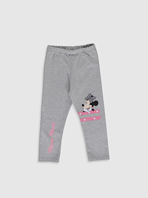 LCW baby Minnie Mouse Baskılı Kız Bebek Tayt - 0SC436Z1-CX7