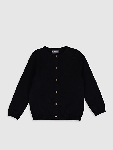 LCW Kids Легкий трикотажный кардиган для девочек - 0W0137Z4-CVL