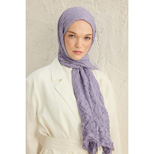 Vual Kraş Şal Gümüş