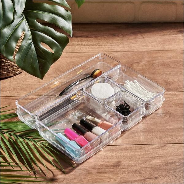 Şeffaf Çekmece İçi Düzenleyici - 30x23x5 cm