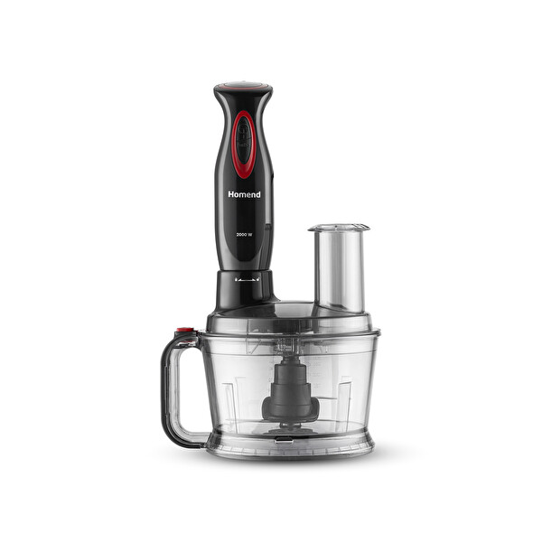 Functionall 2851H Mutfak Robotu Siyah Kırmızı