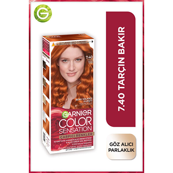 Çarpıcı Renkler 7.40 Tarçın Bakır Saç Boyası